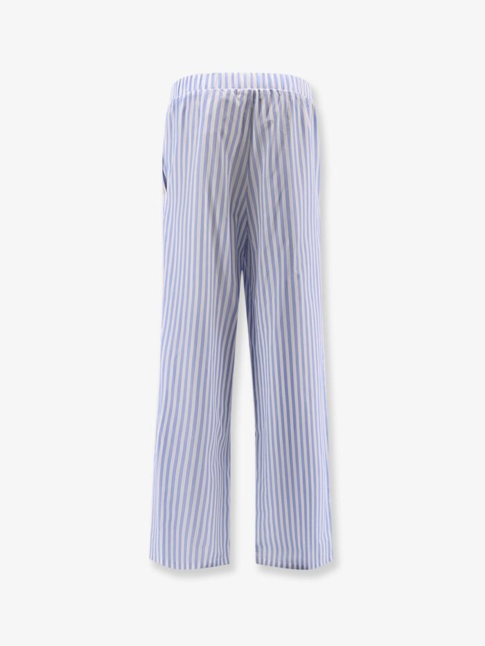 Elisabetta Franchi Celana Striped Cotton Pajamas Trousers