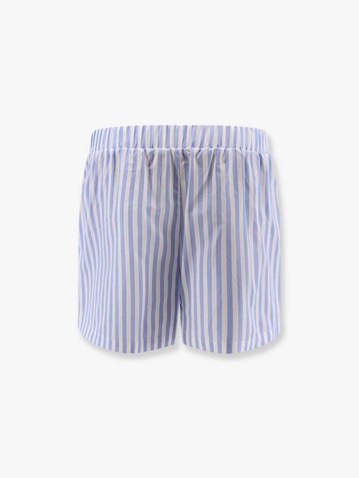 Elisabetta Franchi Celana Striped Cotton Shorts