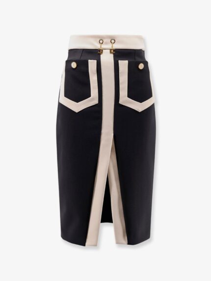 Elisabetta Franchi Crepe Pencil Skirt