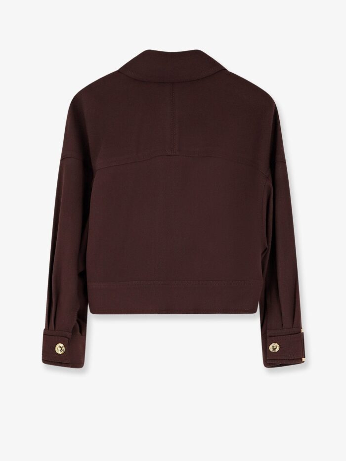 Elisabetta Franchi Cropped Viscose Jacket