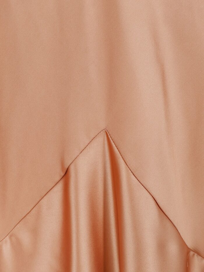 Elisabetta Franchi Daily Satin Long Dress