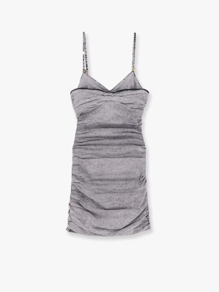 Elisabetta Franchi Denim Mini Dress