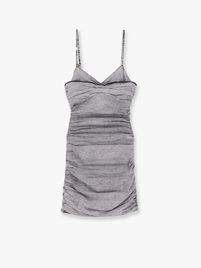 Elisabetta Franchi Denim Mini Dress