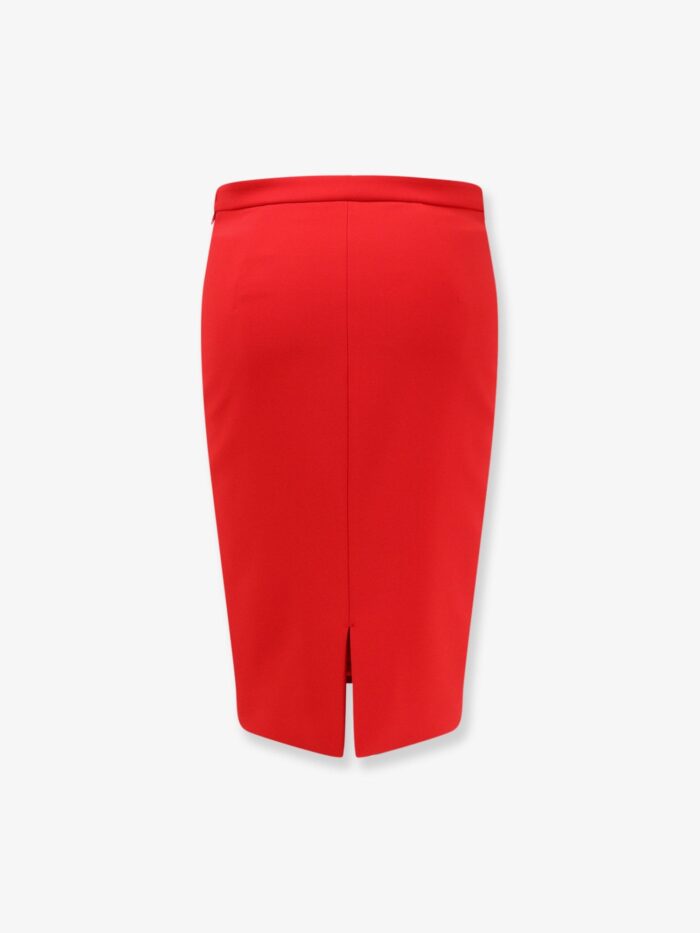 Elisabetta Franchi Essentials Skirt With Monogram Detail
