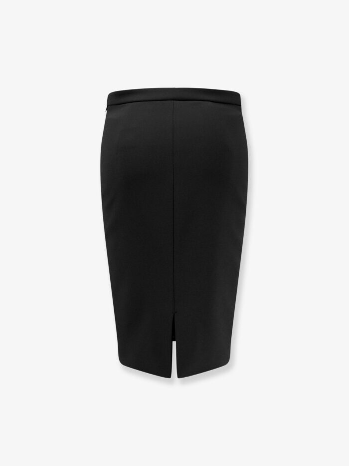 Elisabetta Franchi Essentials Skirt With Monogram Detail