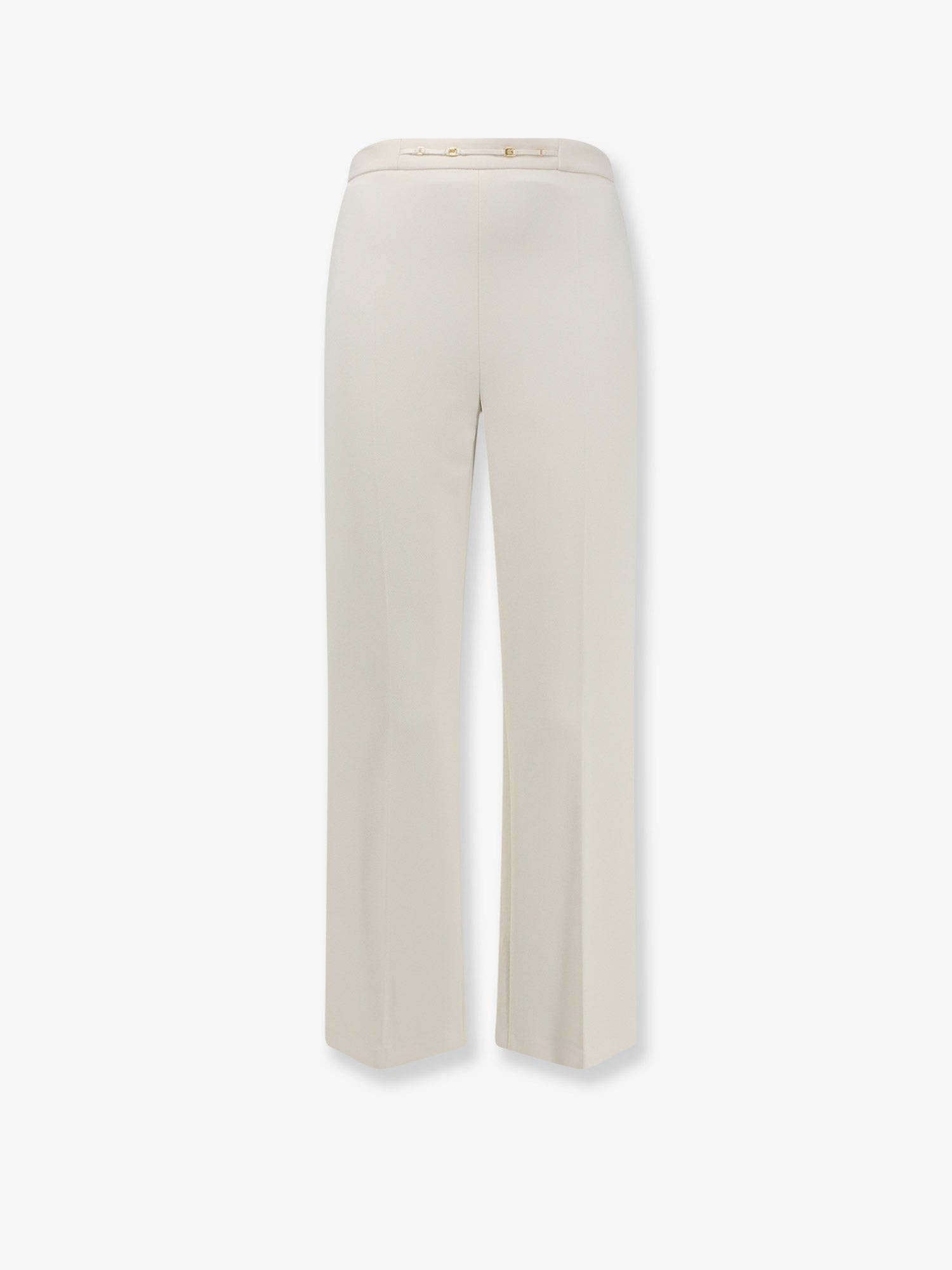 Elisabetta Franchi Essentials Trousers With Monogram Detail