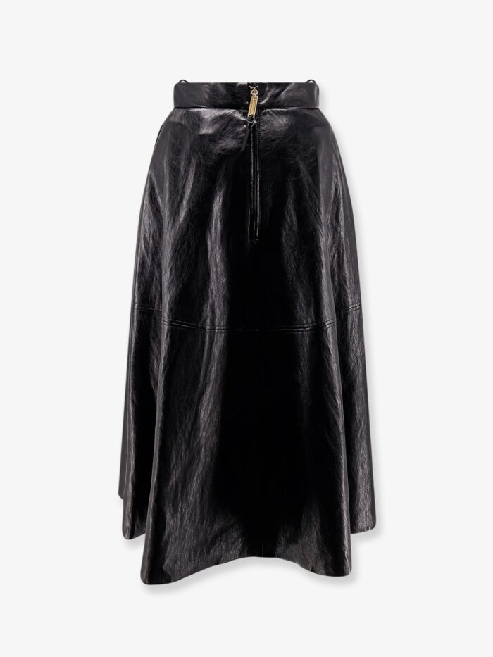 Elisabetta Franchi Faux Leather Skirt