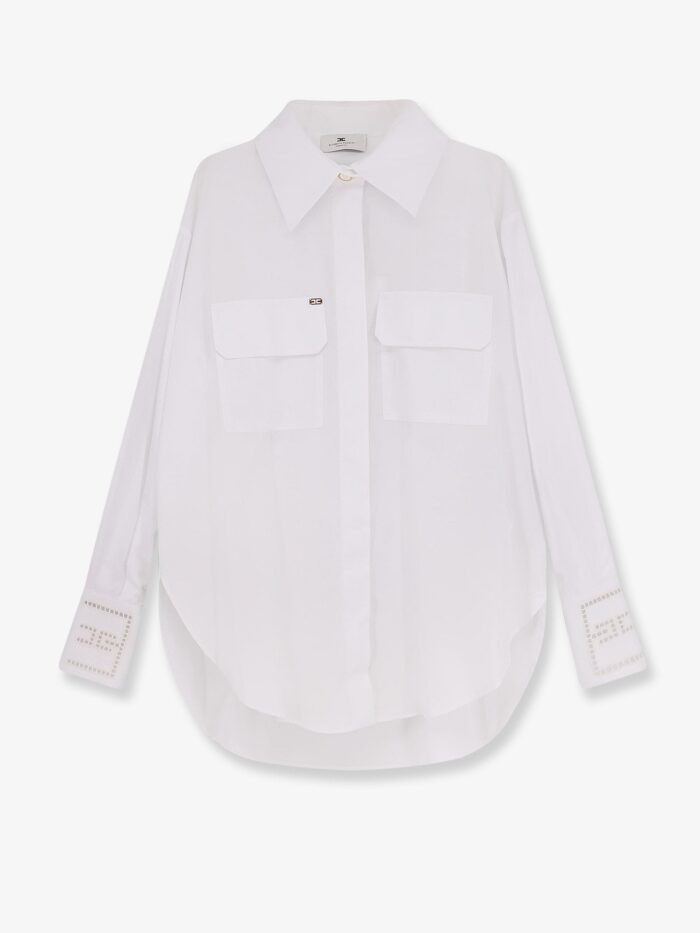 Elisabetta Franchi Kemeja Cotton Shirt