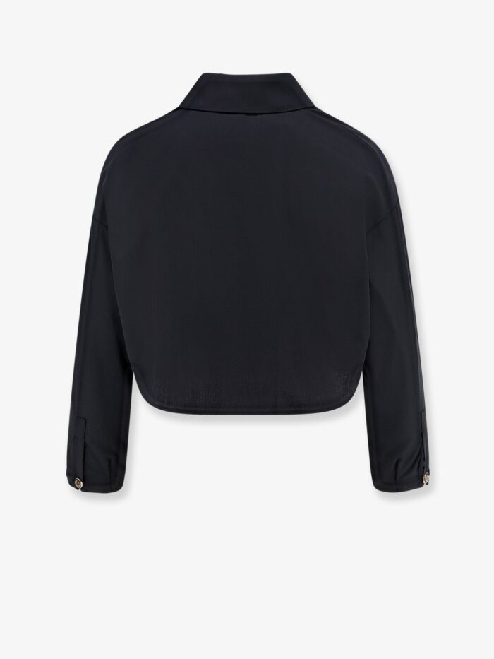 Elisabetta Franchi Kemeja Cotton Shirt With Embroidery
