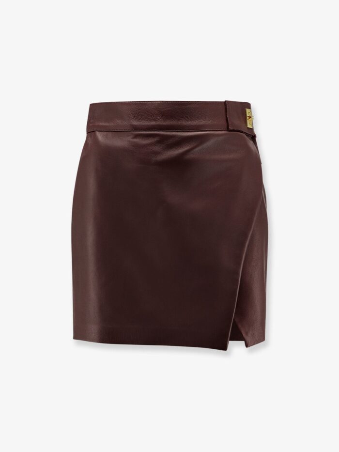 Elisabetta Franchi Leather Miniskirt