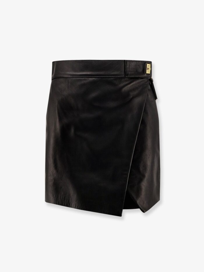 Elisabetta Franchi Leather Miniskirt