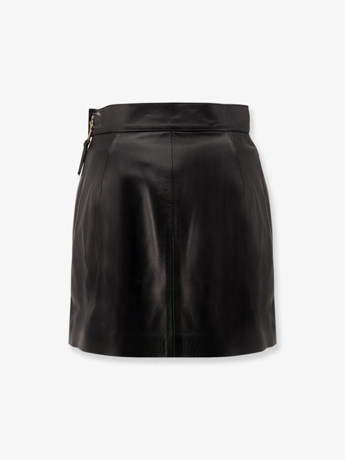 Elisabetta Franchi Leather Miniskirt