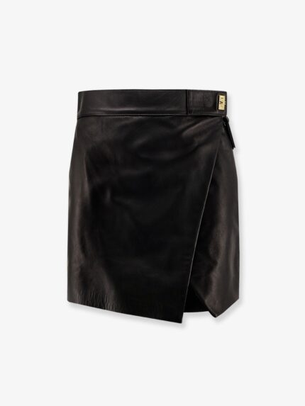 Elisabetta Franchi Leather Miniskirt