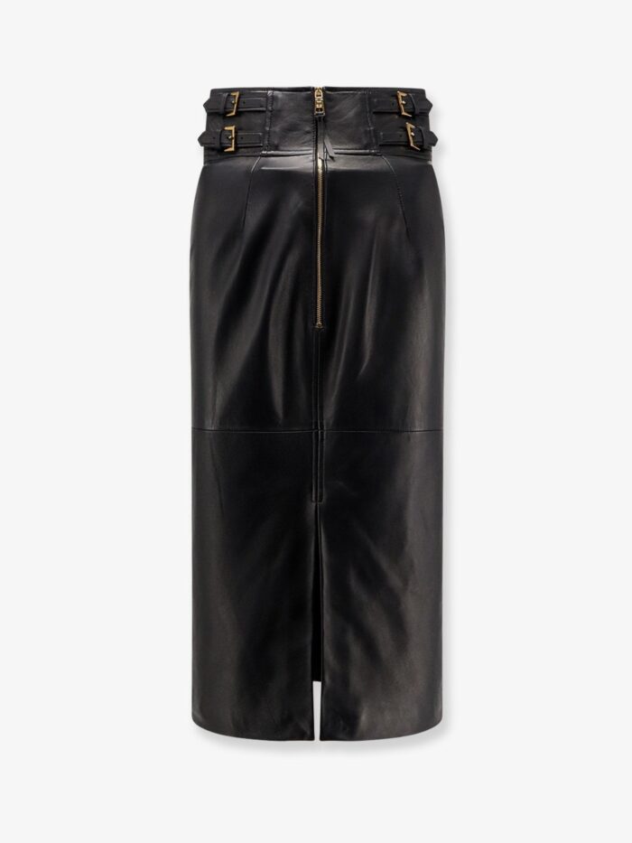 Elisabetta Franchi Leather Skirt