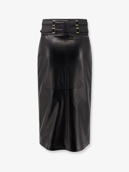Elisabetta Franchi Leather Skirt