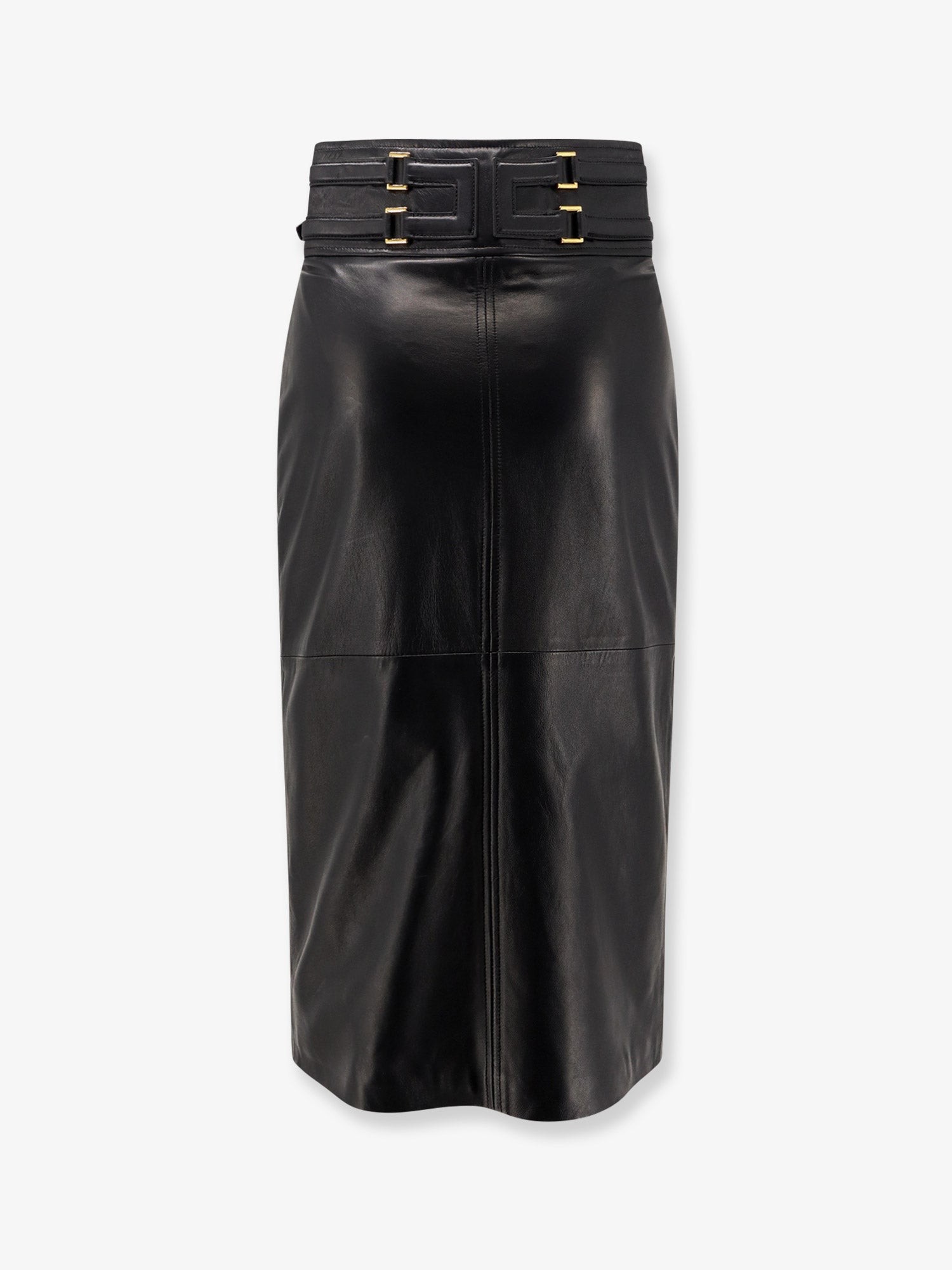 Elisabetta Franchi Leather Skirt