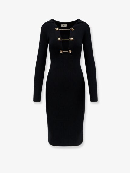 Elisabetta Franchi Long Viscose Blend Dress
