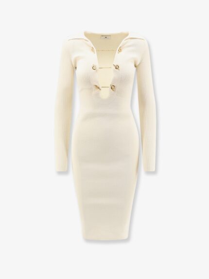 Elisabetta Franchi Long Viscose Blend Dress