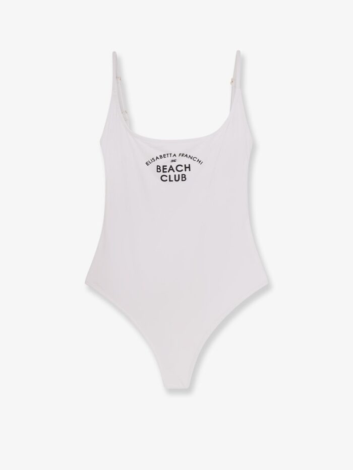 Elisabetta Franchi One-piece Swimsuit With Logo Print
