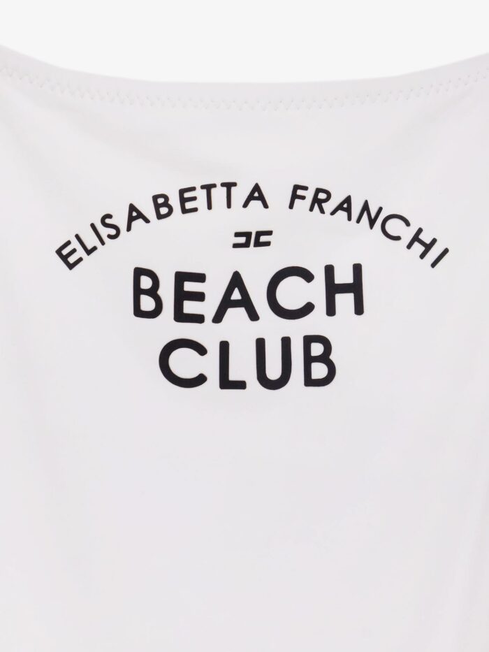 Elisabetta Franchi One-piece Swimsuit With Logo Print