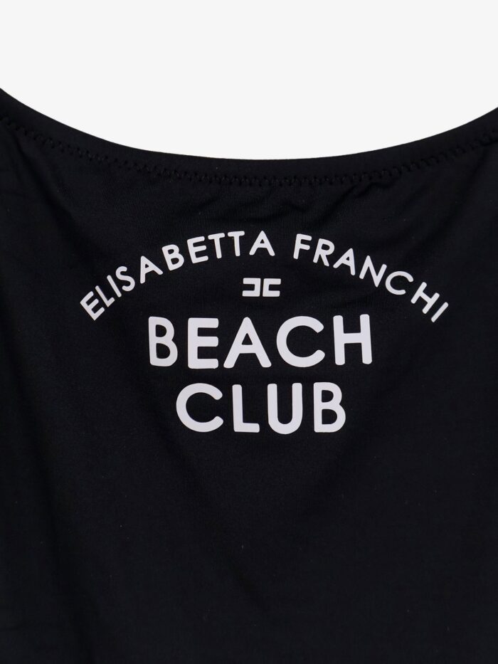 Elisabetta Franchi One-piece Swimsuit With Logo Print