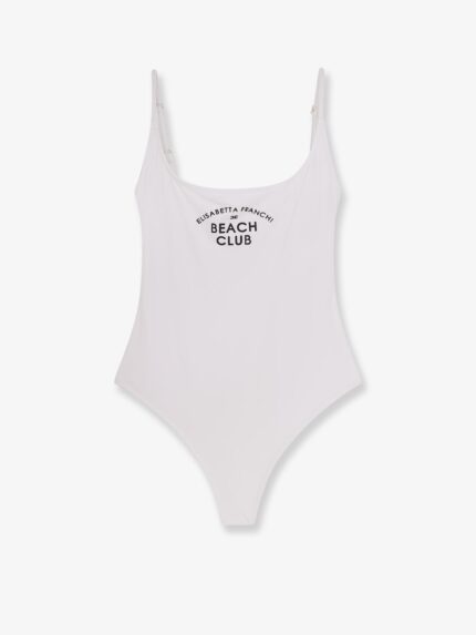 Elisabetta Franchi One-piece Swimsuit With Logo Print