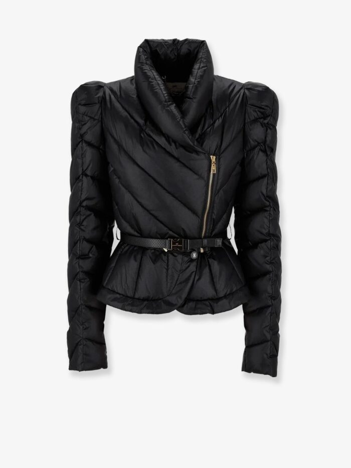 Elisabetta Franchi Quilted Nylon Down Jacket