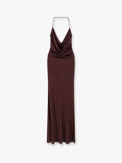Elisabetta Franchi Red Carpet Jersey Dress