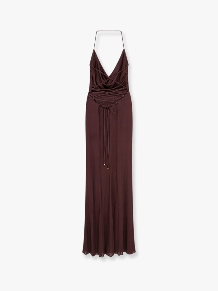 Elisabetta Franchi Red Carpet Jersey Dress