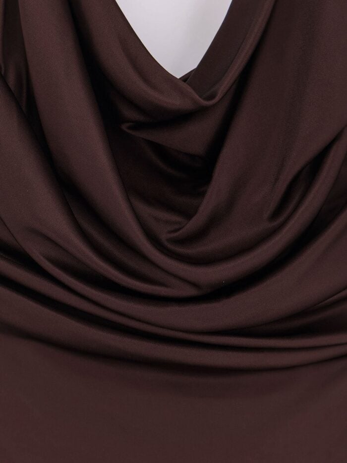 Elisabetta Franchi Red Carpet Jersey Dress