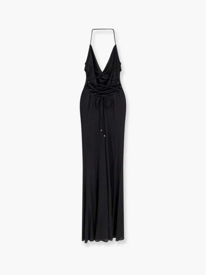 Elisabetta Franchi Red Carpet Jersey Dress