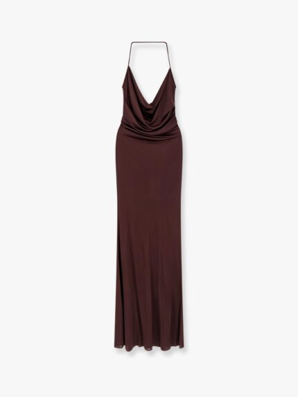 Elisabetta Franchi Red Carpet Jersey Dress
