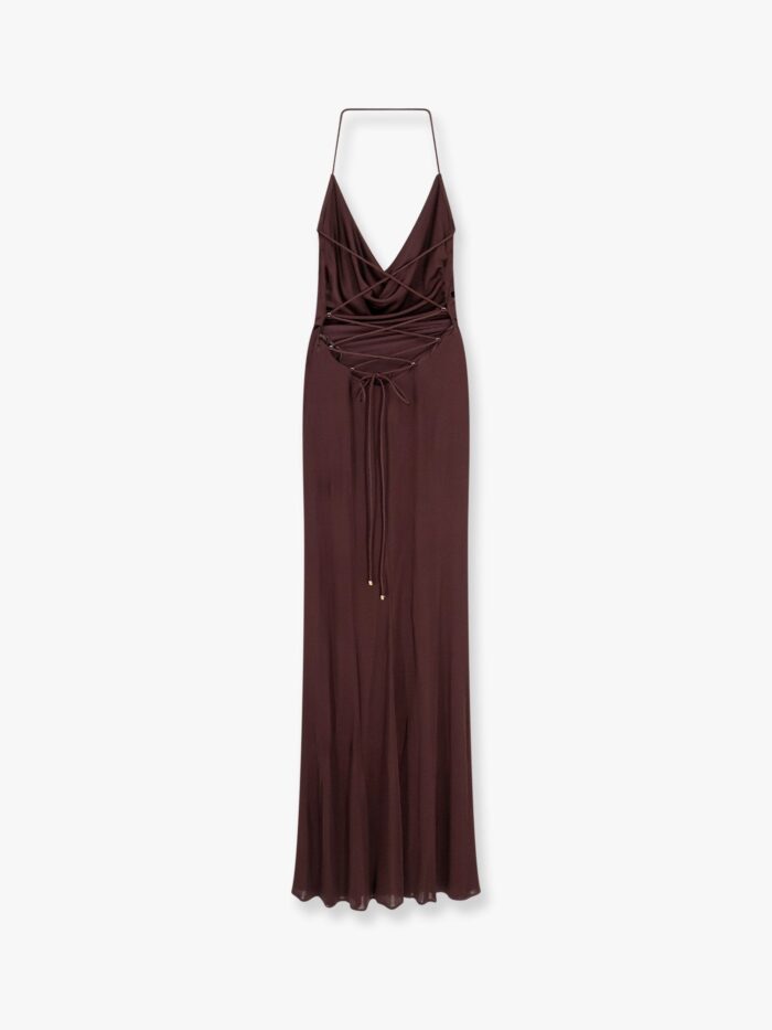Elisabetta Franchi Red Carpet Jersey Dress