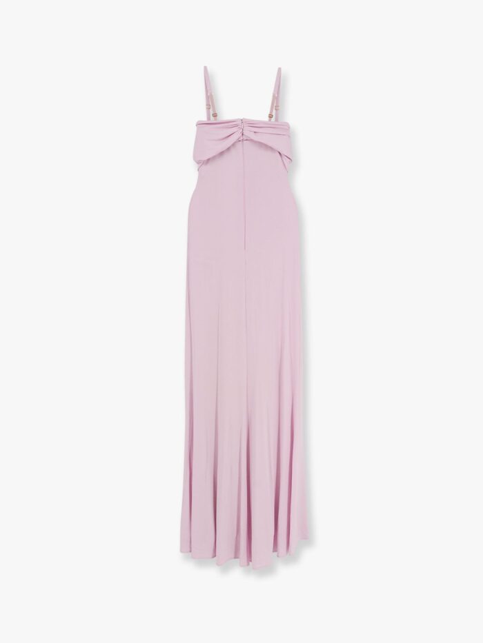 Elisabetta Franchi Red Carpet Stretch Viscose Long Dress