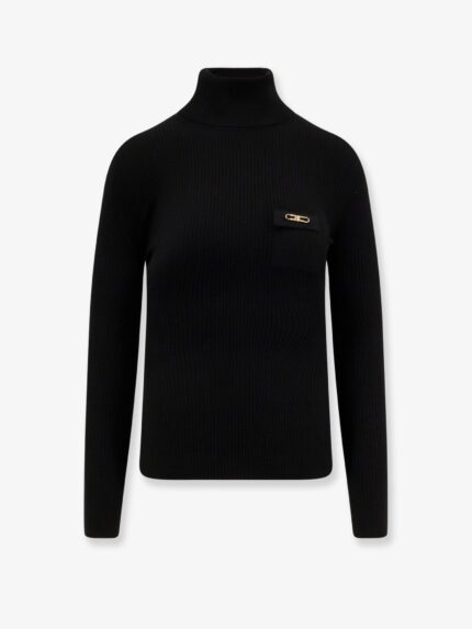 Elisabetta Franchi Ribbed Turtleneck
