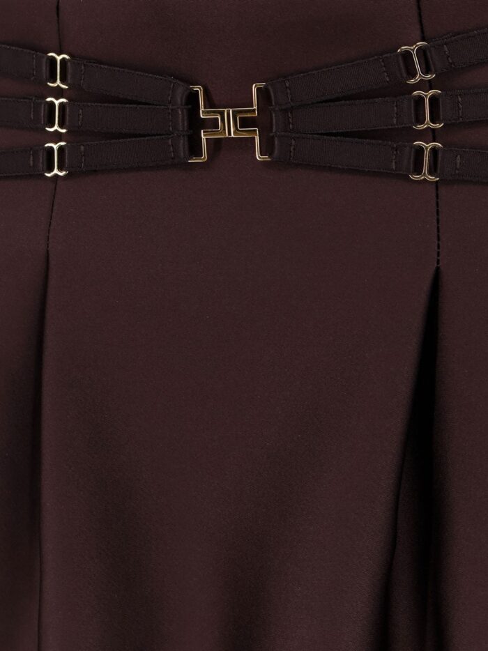 Elisabetta Franchi Satin Mini Skirt
