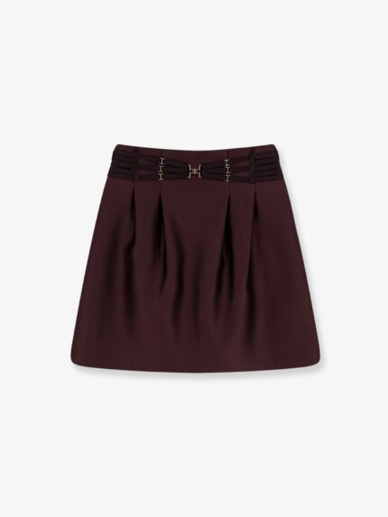 Elisabetta Franchi Satin Mini Skirt