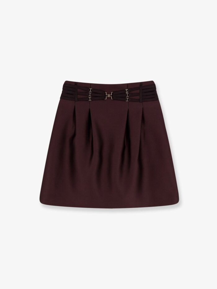 Elisabetta Franchi Satin Mini Skirt