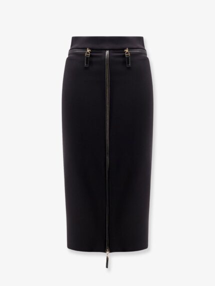 Elisabetta Franchi Satin Pencil Skirt