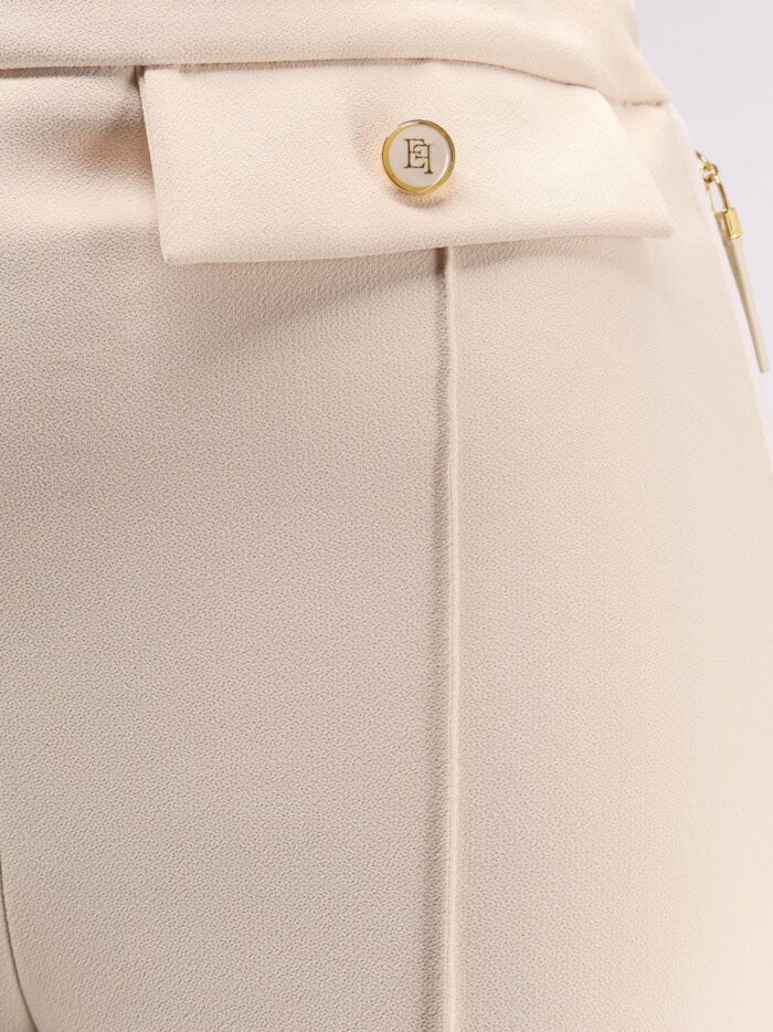 Elisabetta Franchi Satin Trousers