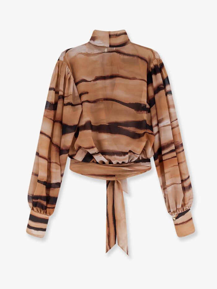 Elisabetta Franchi Shirt With Animalier Print