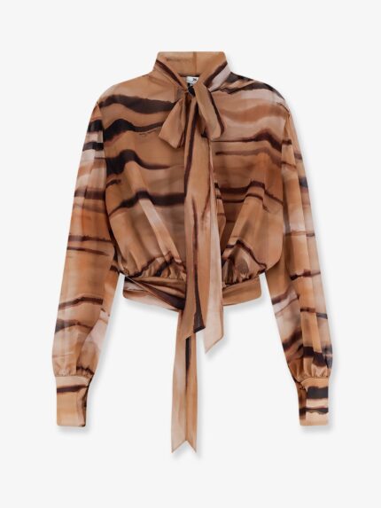 Elisabetta Franchi Shirt With Animalier Print
