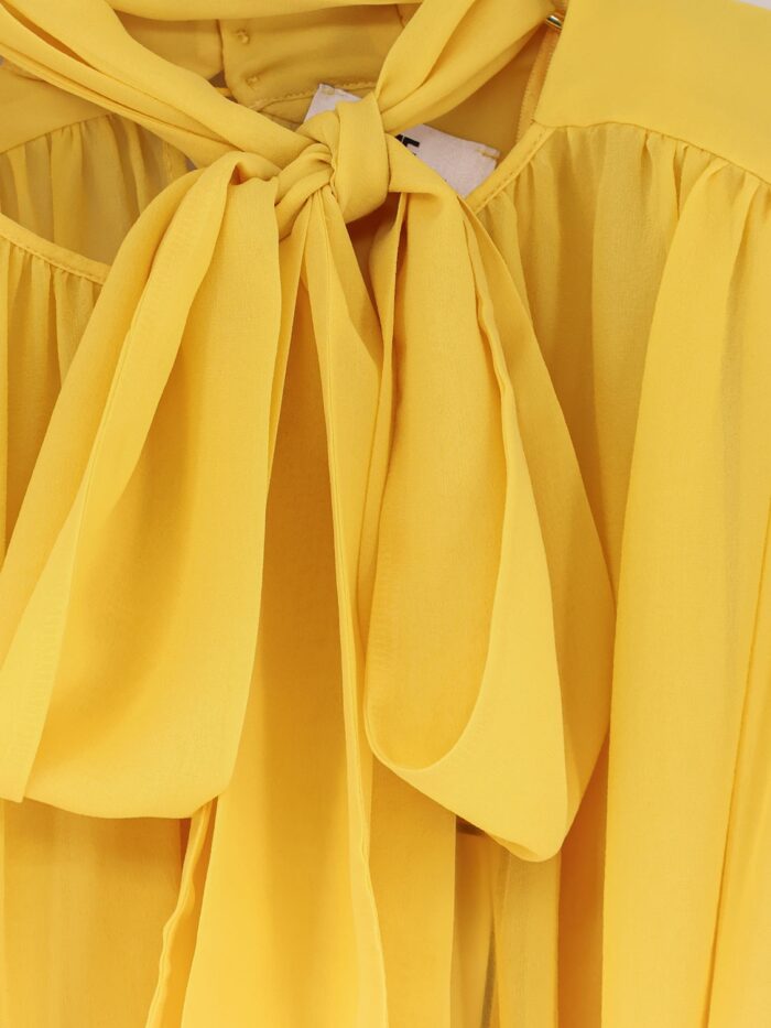 Elisabetta Franchi Silk Shirt With Body Detail