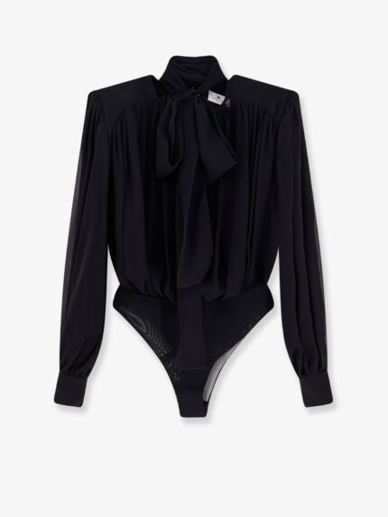 Elisabetta Franchi Silk Shirt With Body Detail