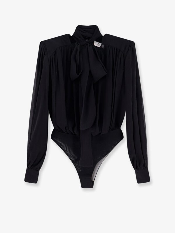 Elisabetta Franchi Silk Shirt With Body Detail
