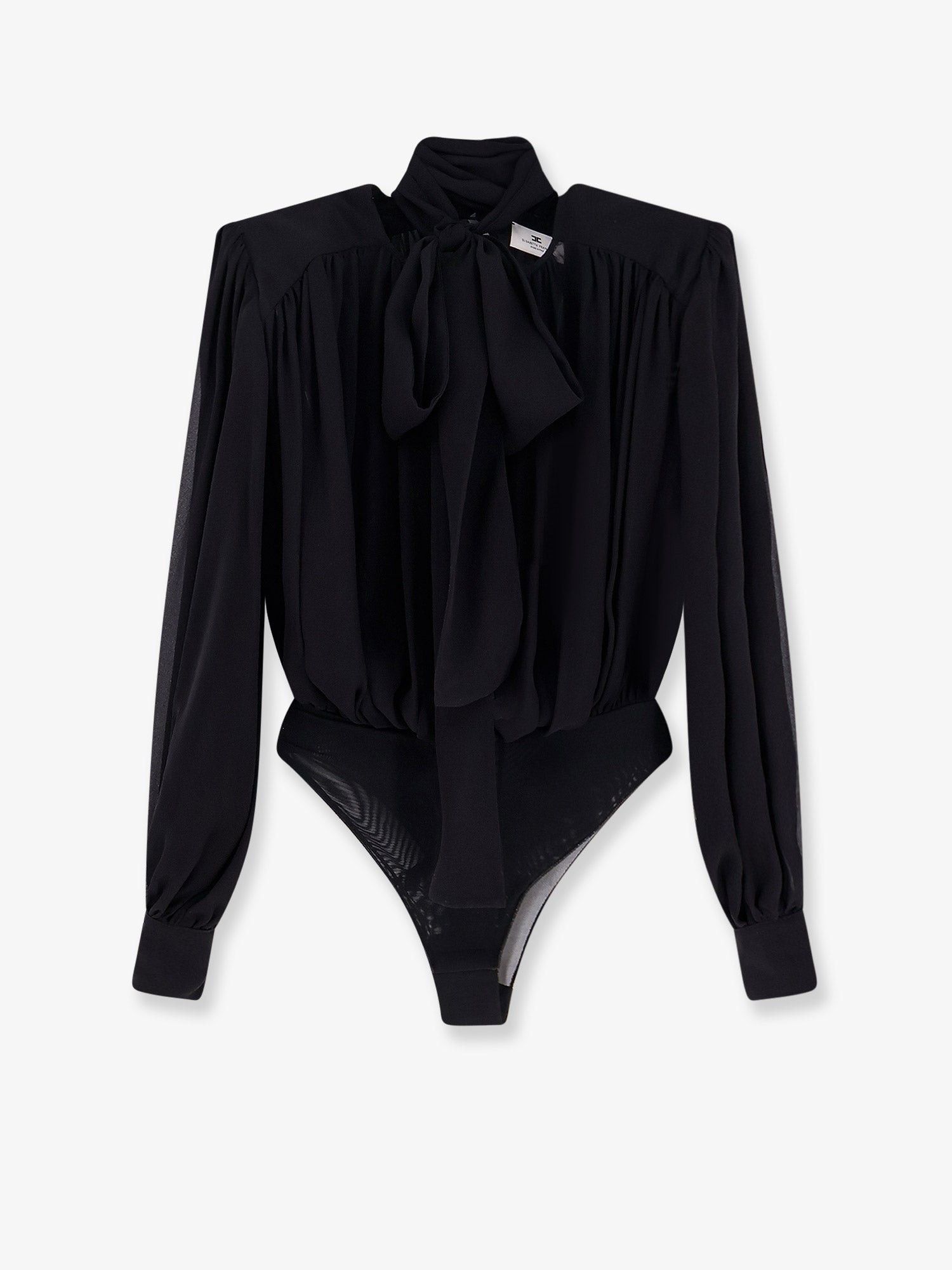Elisabetta Franchi Silk Shirt With Body Detail