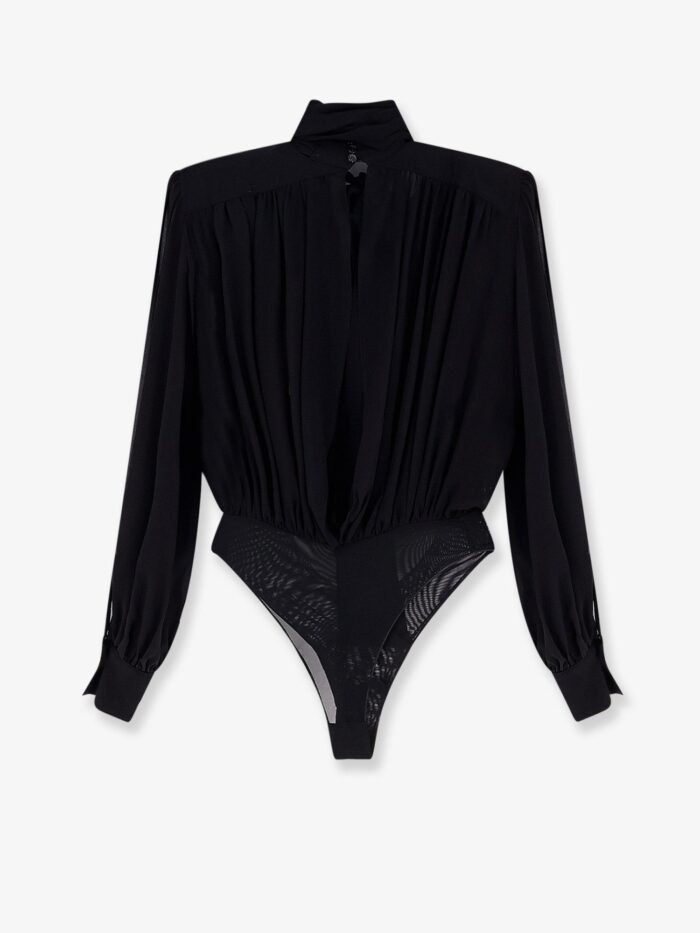 Elisabetta Franchi Silk Shirt With Body Detail