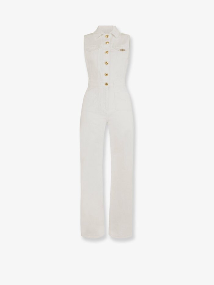 Elisabetta Franchi Stretch Cotton Jumpsuit