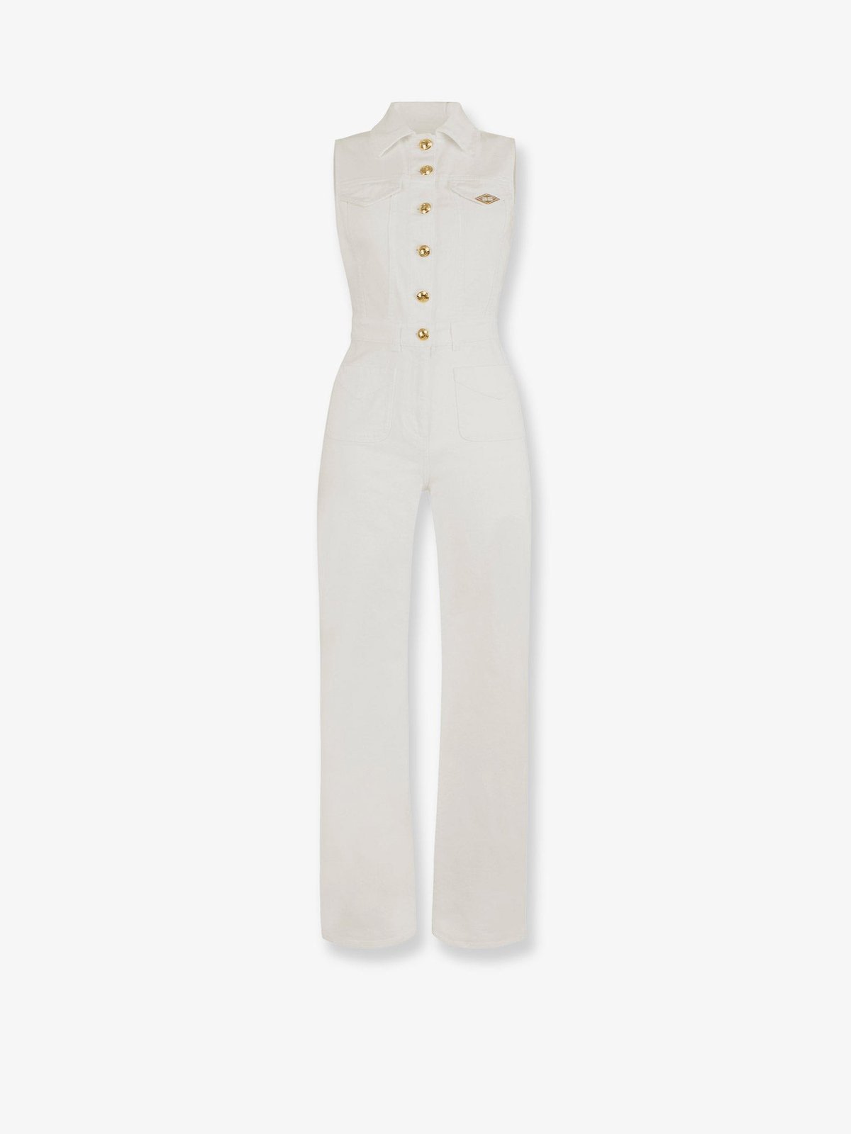 Elisabetta Franchi Stretch Cotton Jumpsuit