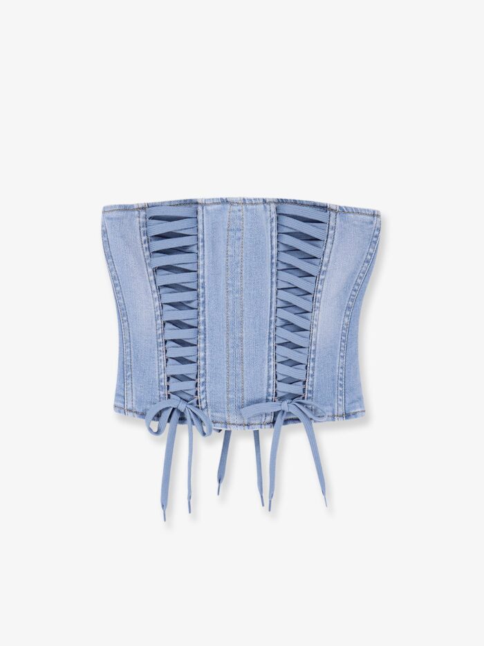 Elisabetta Franchi Urban Denim Bustier